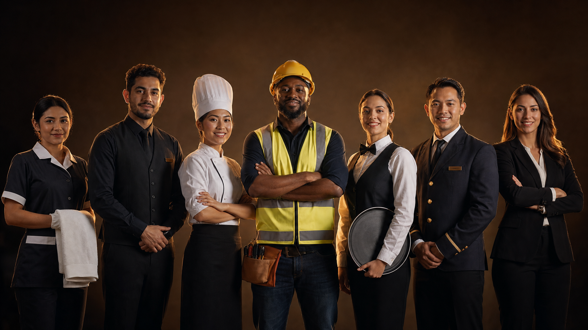 Match One Staffing professional team of diverse workers